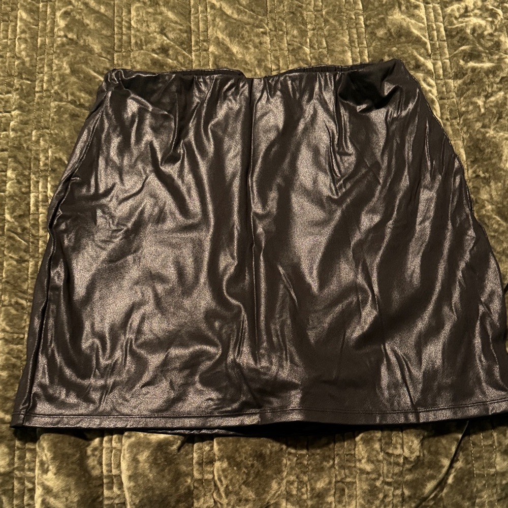 Sleek Black Mini Skirt